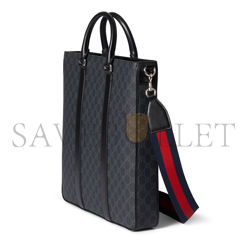 GUCCI GG BLACK LARGE TOTE BAG 794918 (38*36.5*6.5cm) GUCCI GG BLACK LARGE TOTE BAG 794918 (38*36.5*6.5cm)